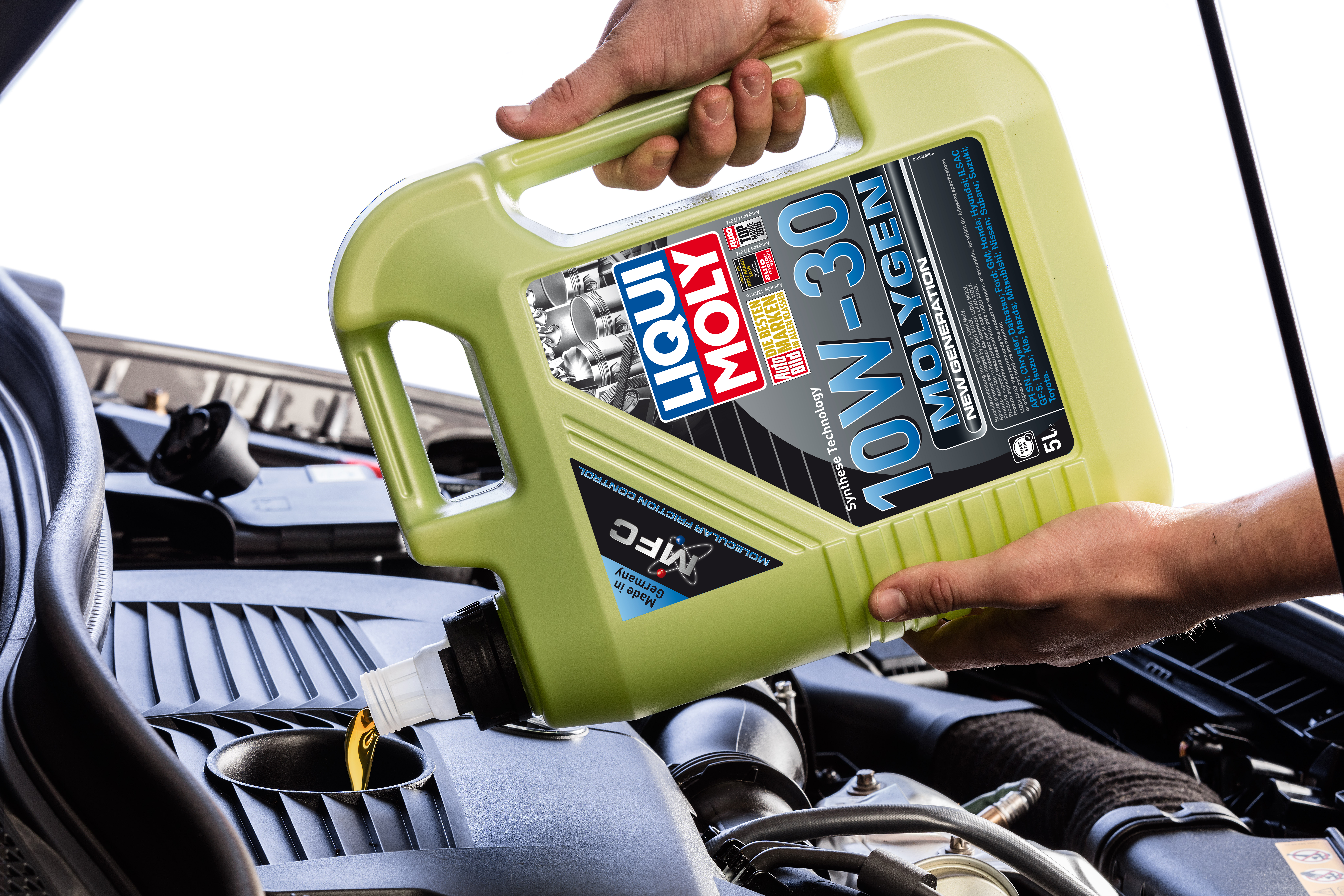 Aceite Sintético 10W30 para Motor Liqui Moly Molygen Nueva Generación, 5 L
