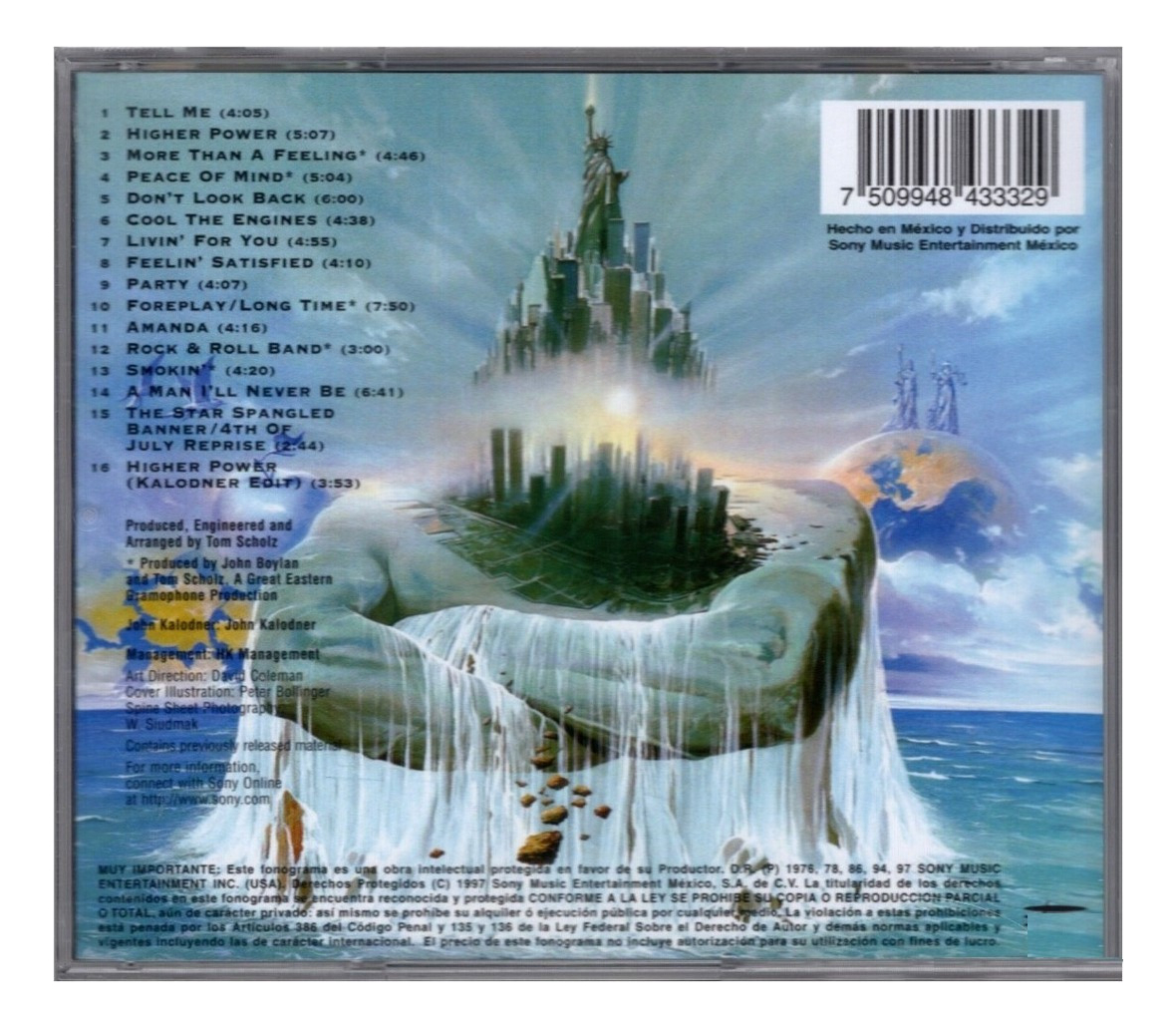 Boston Greatest Hits Disco Cd