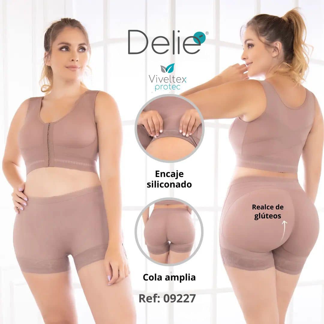 Fajas Colombianas Panty SHORT Con Realce Extra Panty Short Levanta Glúteos  FAJA COLOMBIANA