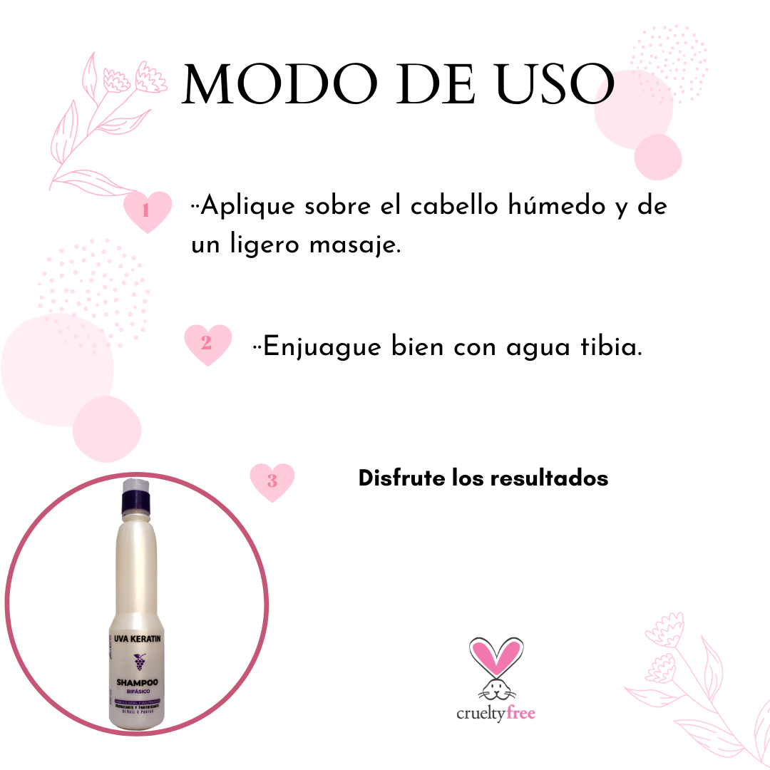 Estilista Shampoo Uva bifasico 330ml