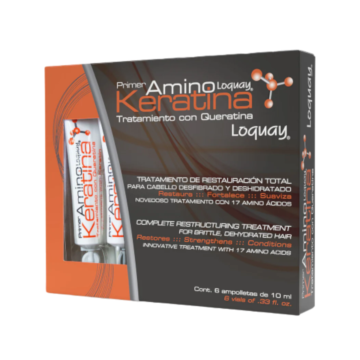 Loquay tratamiento amino keratina 6*10ml