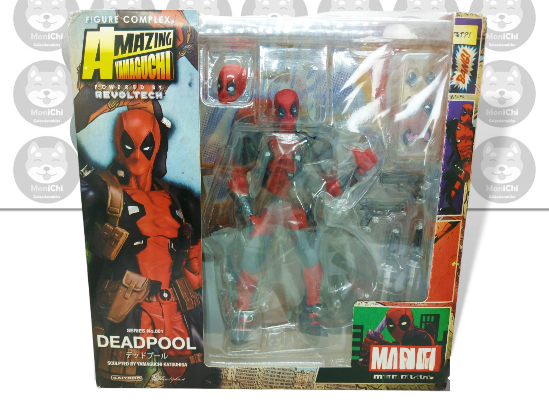 Deadpool Yamaguchi Dead Pool 001 Revoltech Figuras Anime