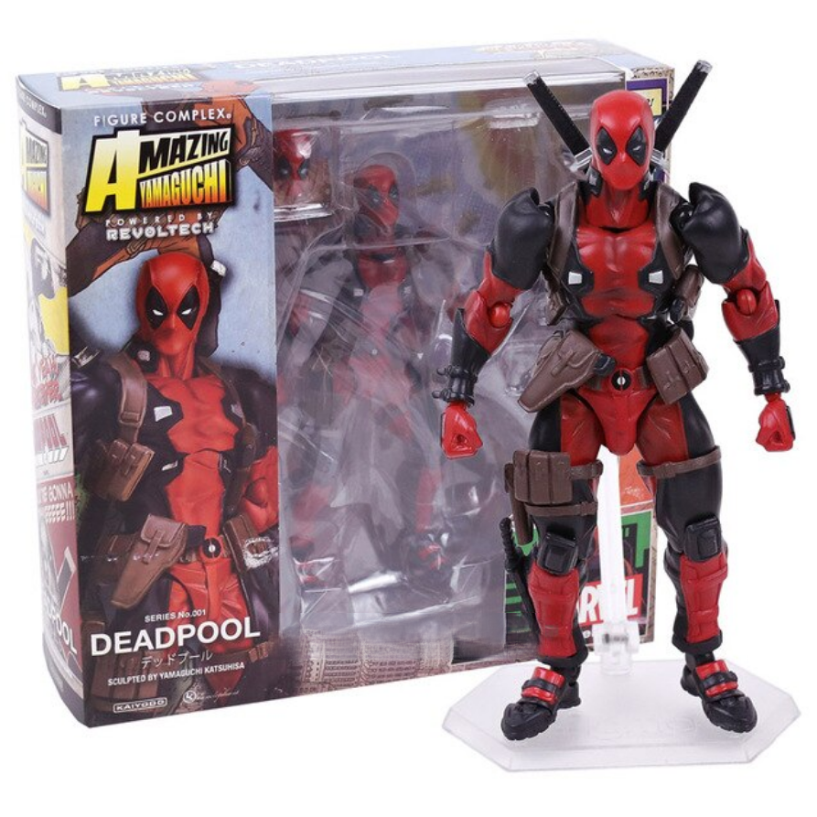Deadpool Yamaguchi Dead Pool 001 Revoltech Figuras Anime