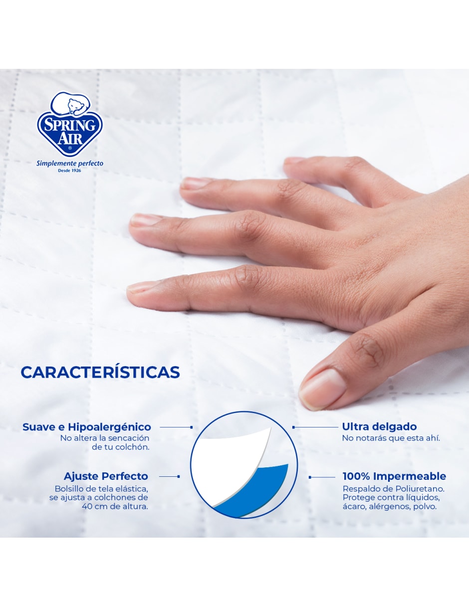 Protector de Colchón Essence Impermeable Queen Size