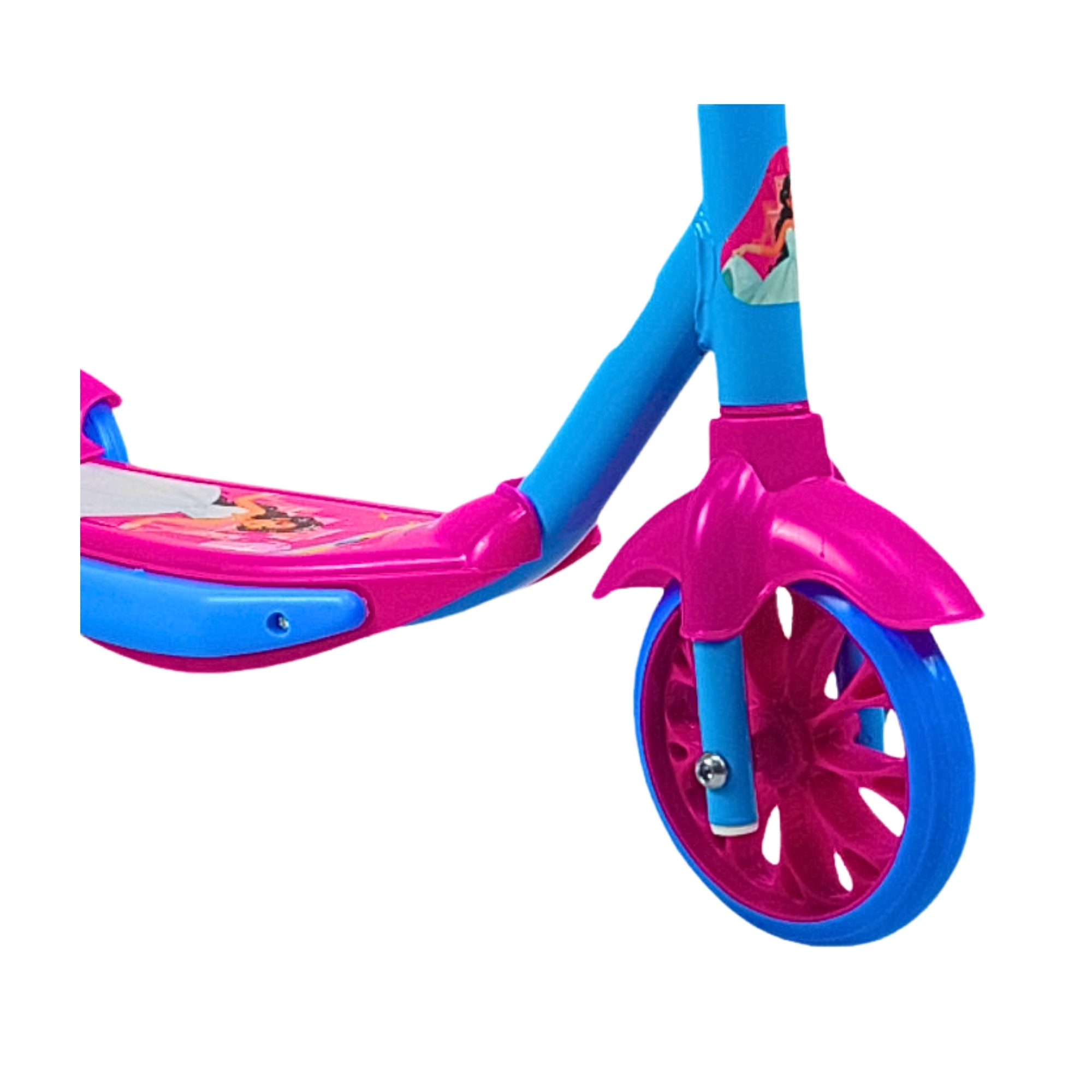 Scooter para Niños Patinete del Diablo Luces y Sonidos,Ajustable  - Rosa