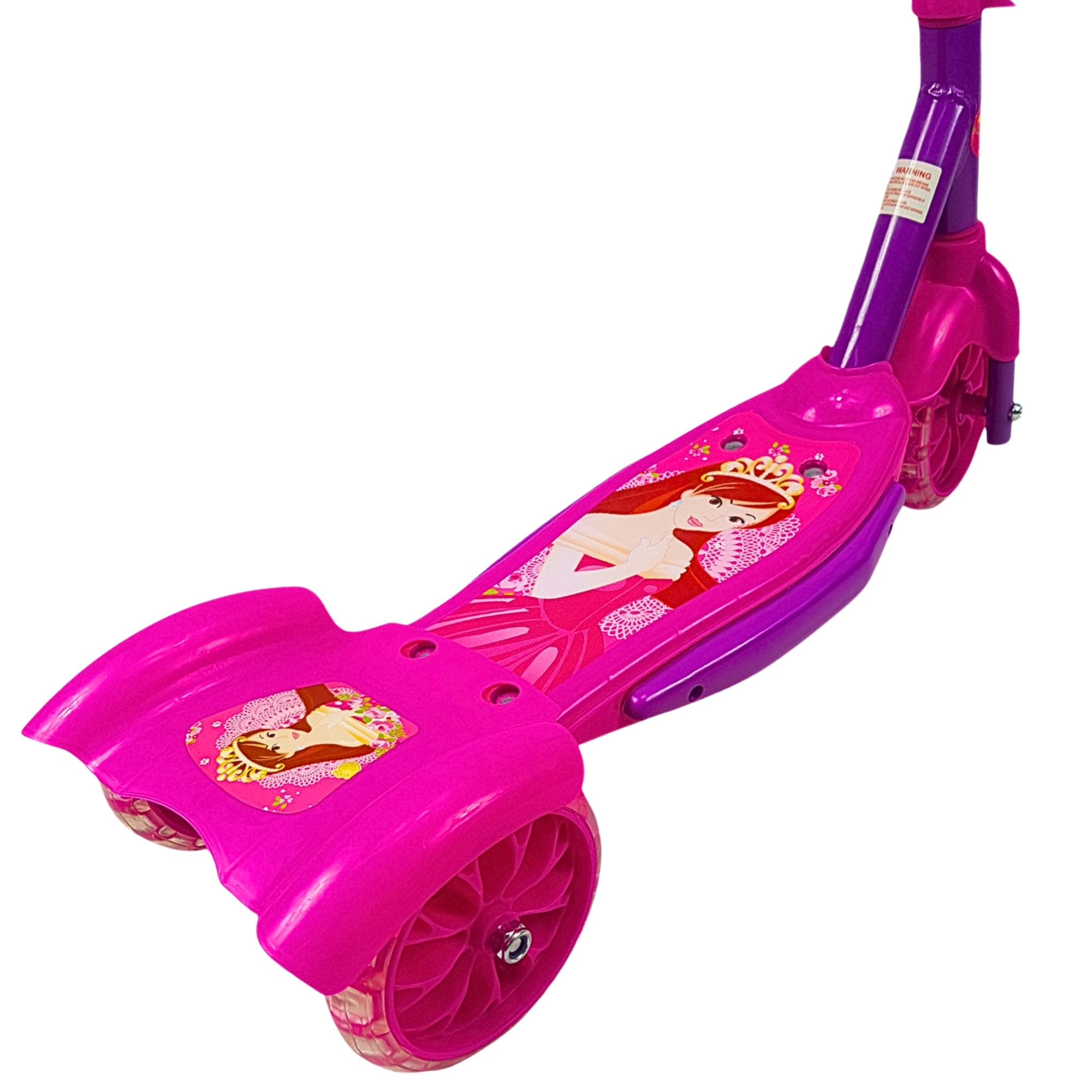 Scooter para Niños Patinete del Diablo Luces y Sonidos,Ajustable  - Purpura