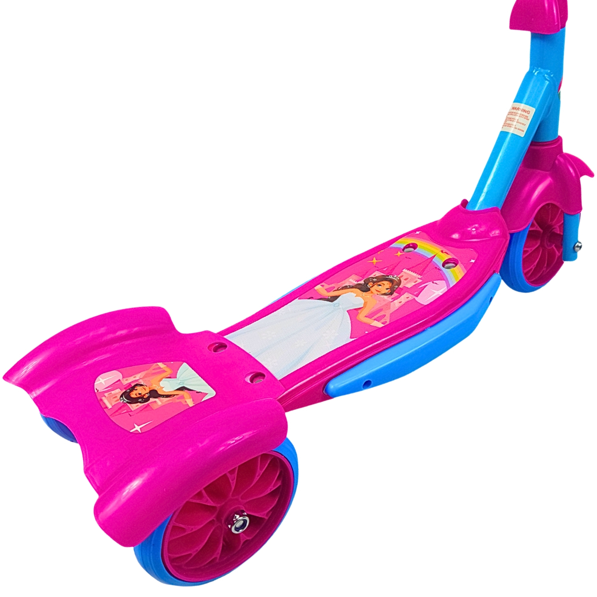 Scooter para Niños Patinete del Diablo Luces y Sonidos,Ajustable  - Rosa