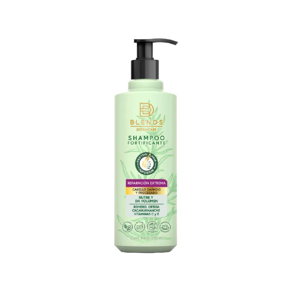 Shampoo Reparación Extrema Blends Botanicare 350ml