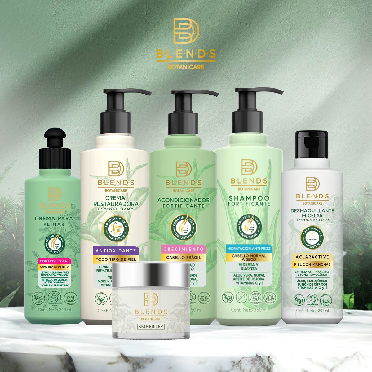 Acondicionador Fortificante Crecimiento Blends Botanicare 350ml