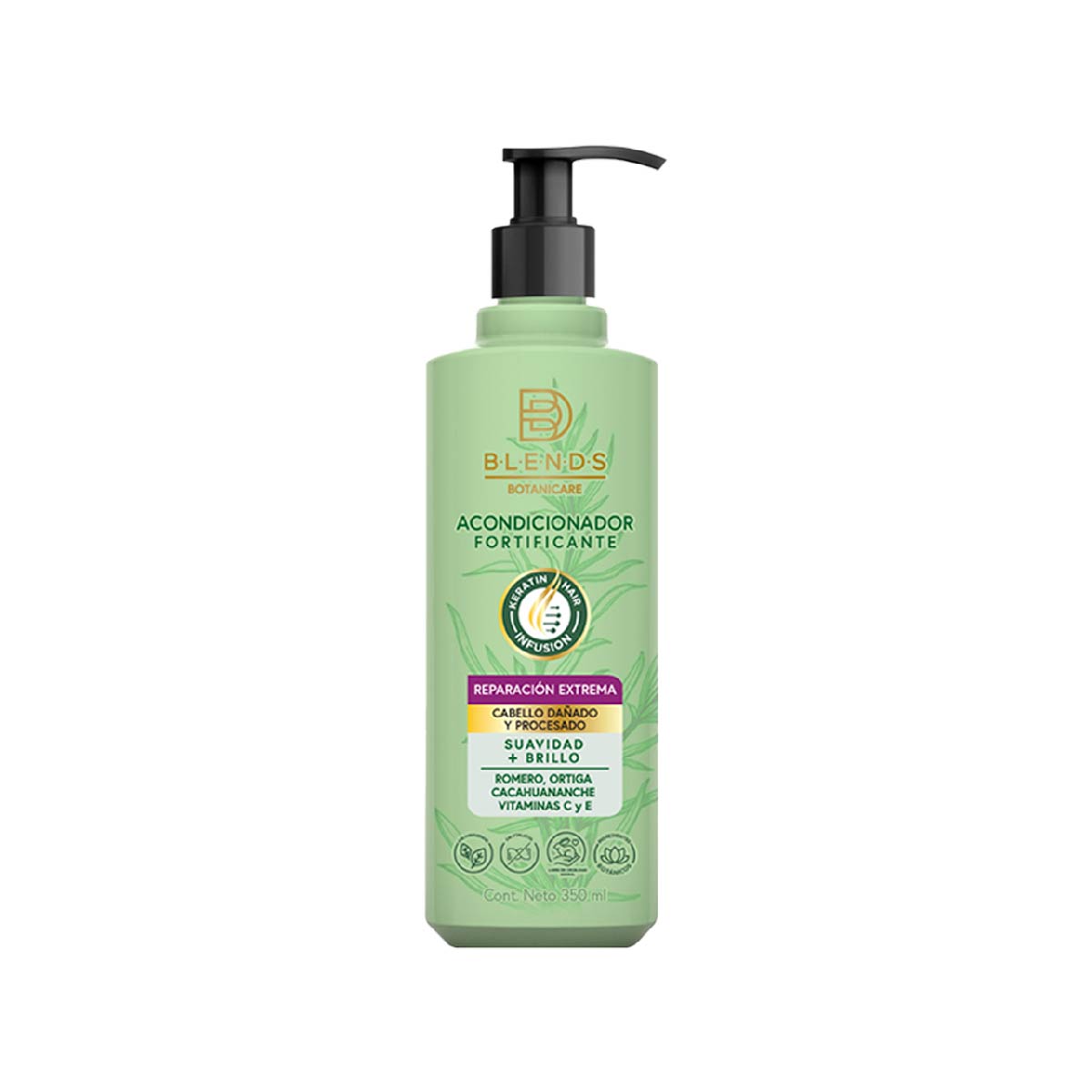 Acondicionador Fortificante Reparación Extrema Blends Botanicare 350ml