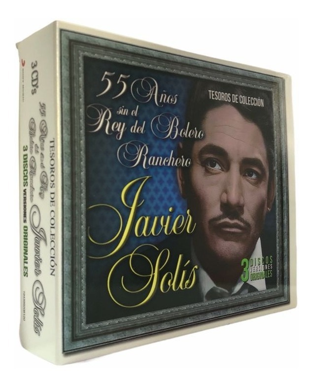 Javier Solis - Tesoros De Coleccion - Boxset 3 Discos Cd.