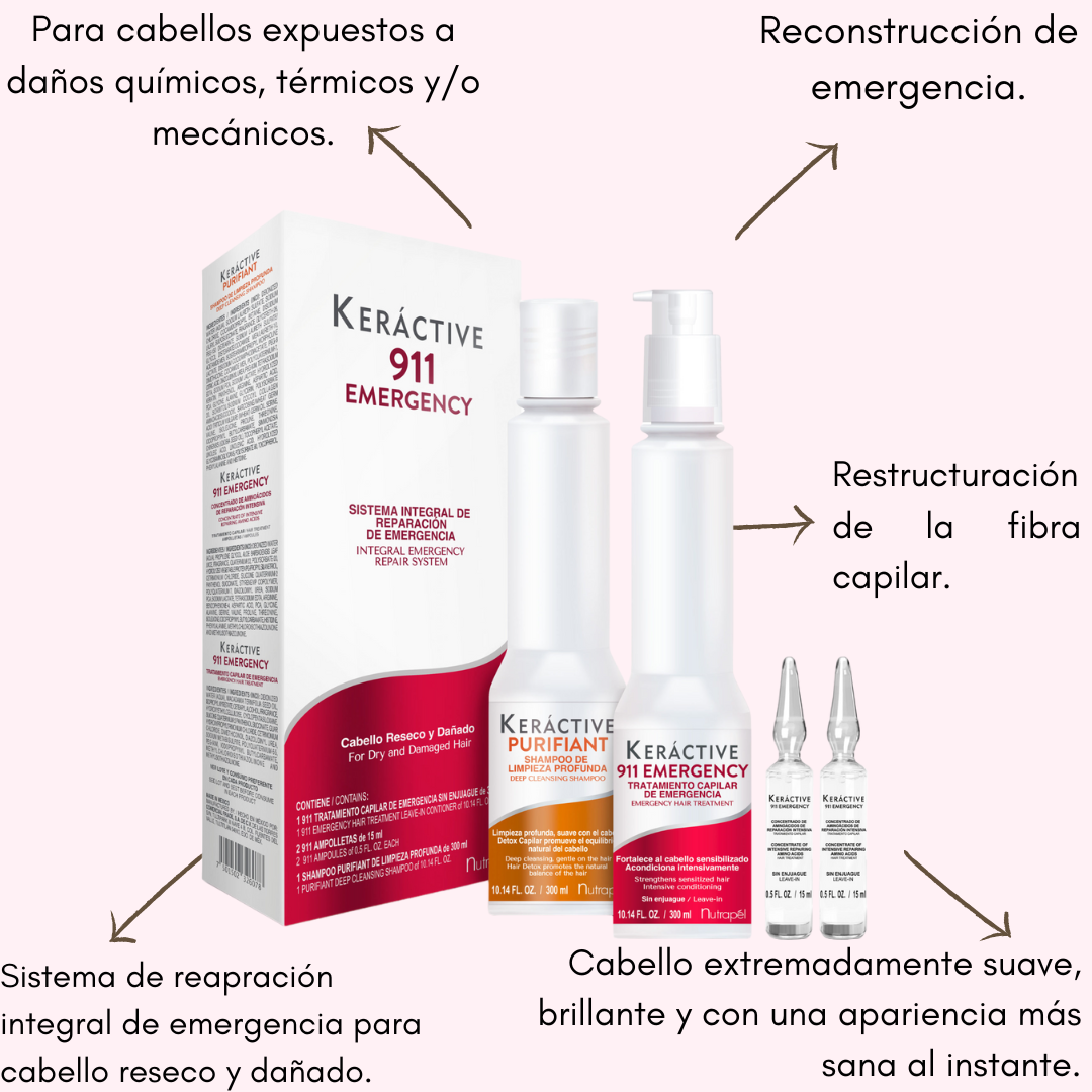 Nutrapel Keractive 911 Sistema integral 