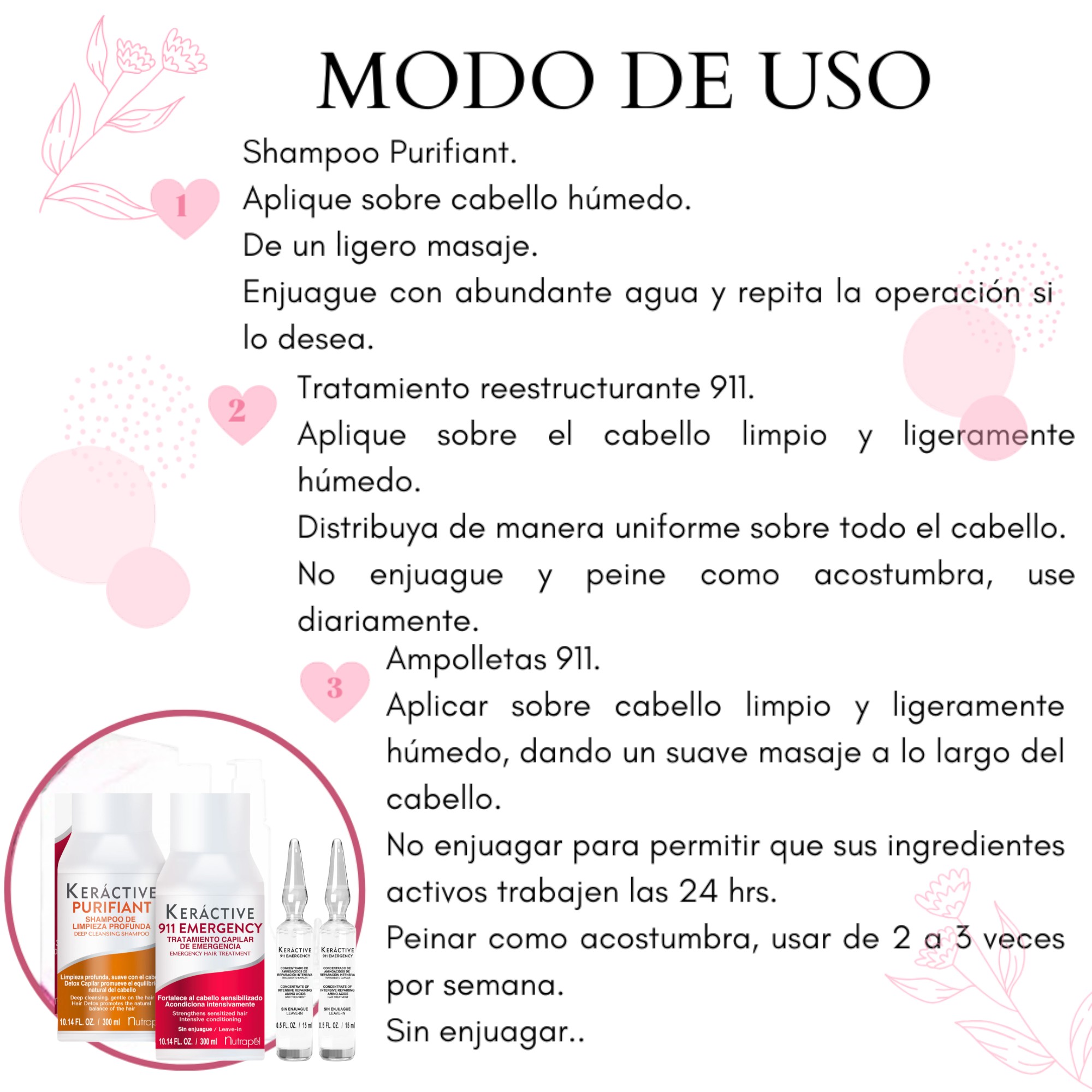 Nutrapel Keractive 911 Sistema integral 