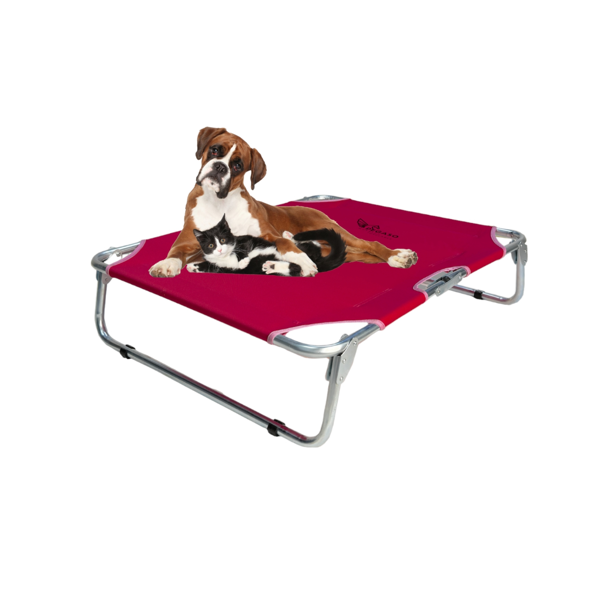 PEGASO Cama Elevada para Perro tamaño Grande, 92.5x76x18 cm (Mod KM-GD)