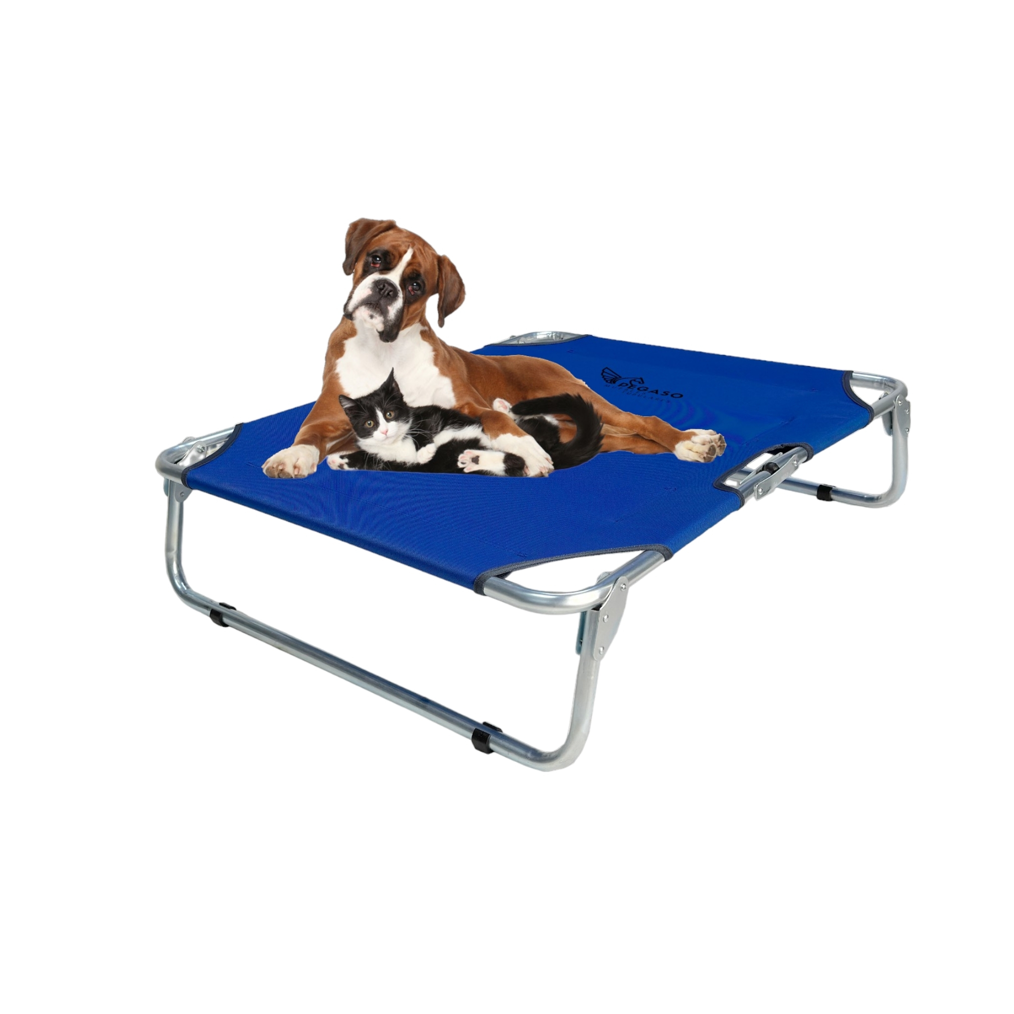 PEGASO Cama Elevada para Perro tamaño Grande, 92.5x76x18 cm (Mod KM-GD)