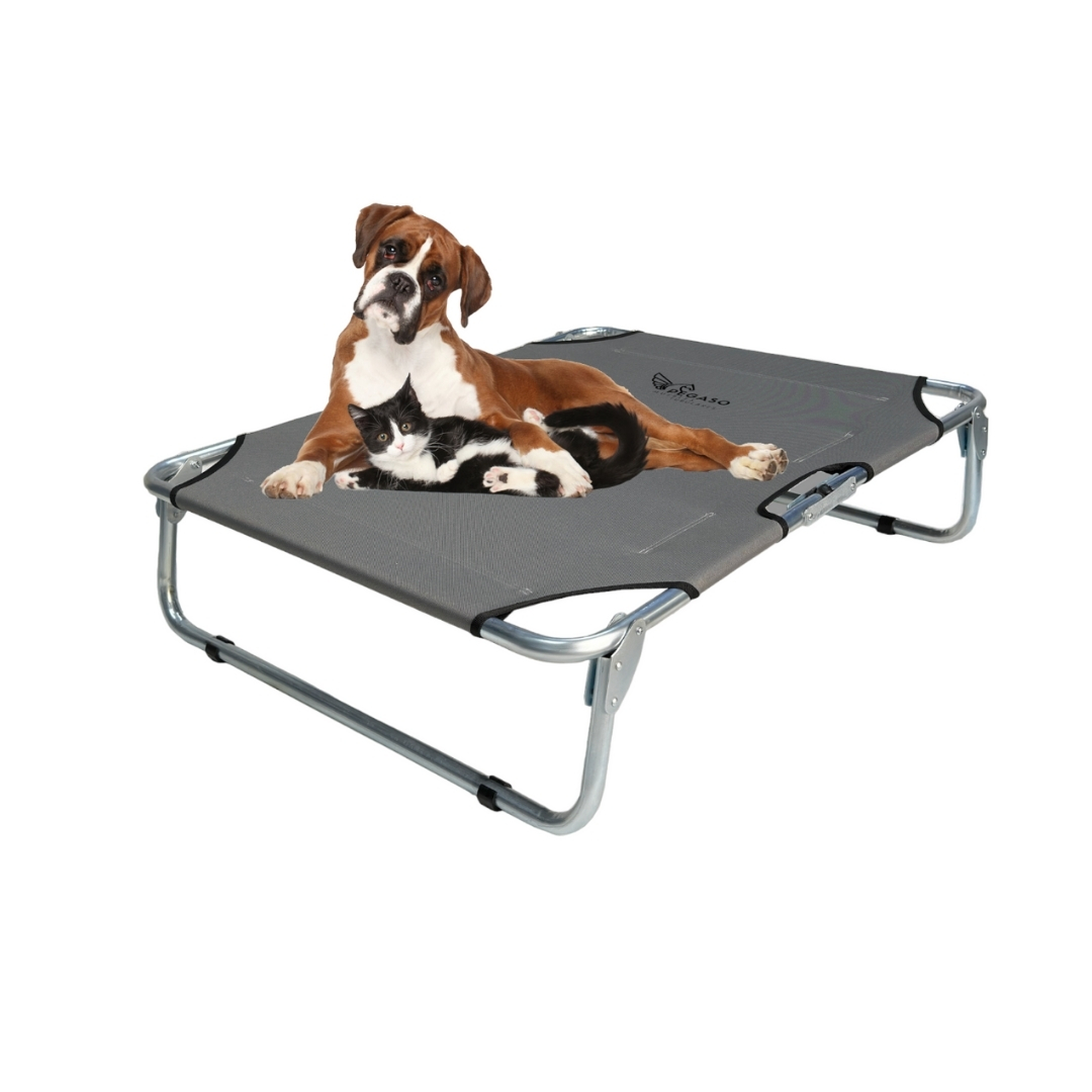 PEGASO Cama Elevada para Perro tamaño Grande, 92.5x76x18 cm (Mod KM-GD)