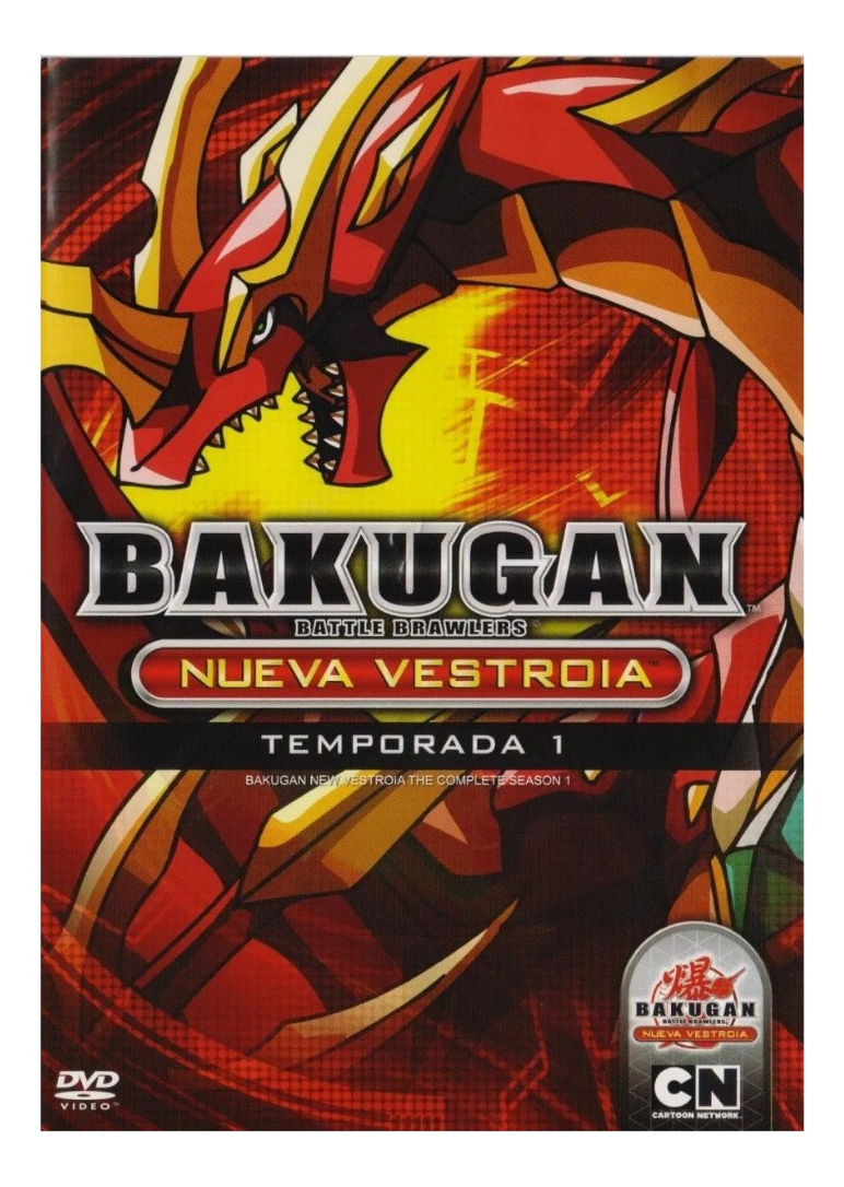 Bakugan Battle Brawlers Nueva Vestroia Temporada 1 Uno Dvd