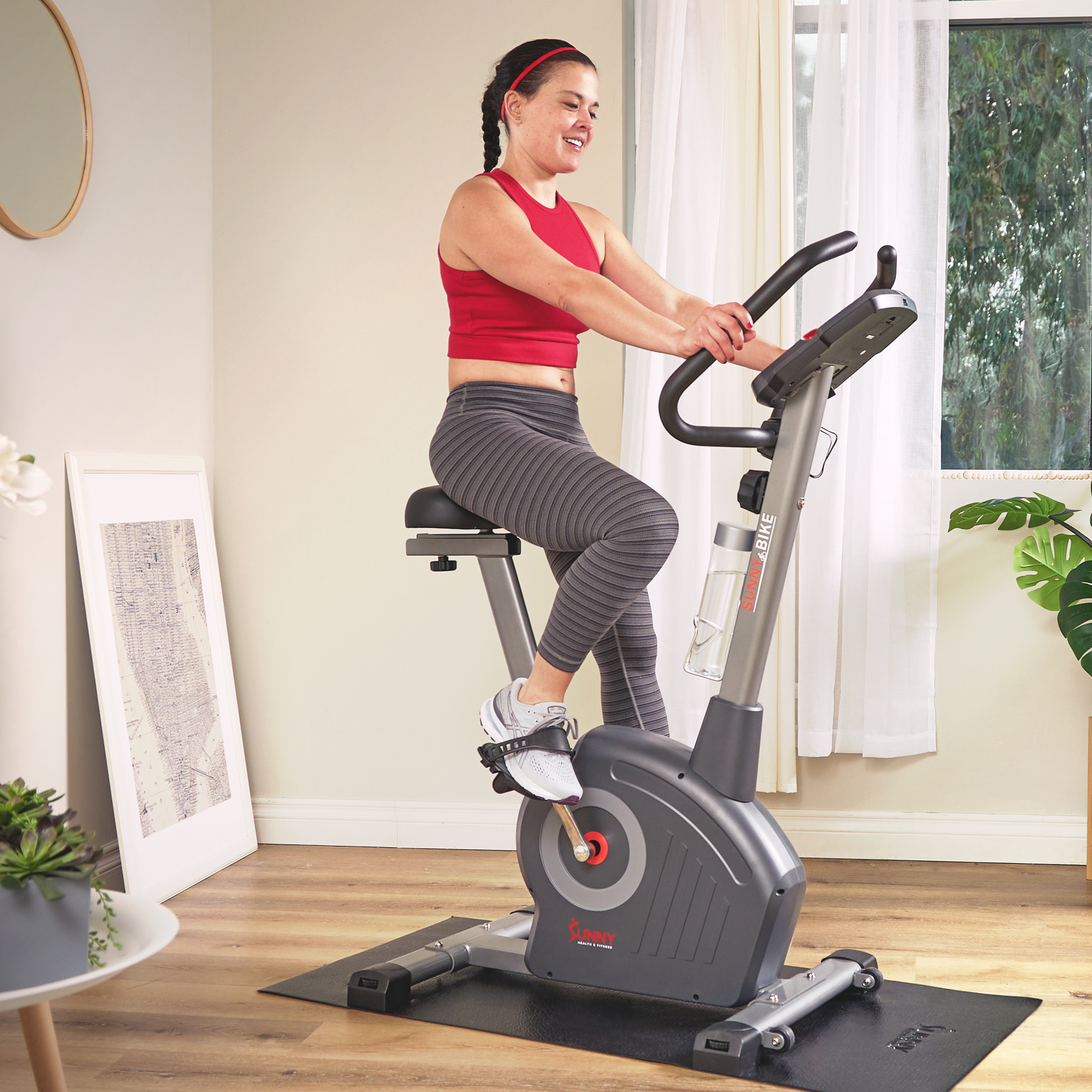 Bicicleta Elite interactiva Sunny Health & Fitness