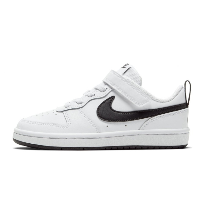 TENIS NIKE COURT BOROUGH LOW 2 BLANCO-NEGRO/NIÑOS BQ5451-104