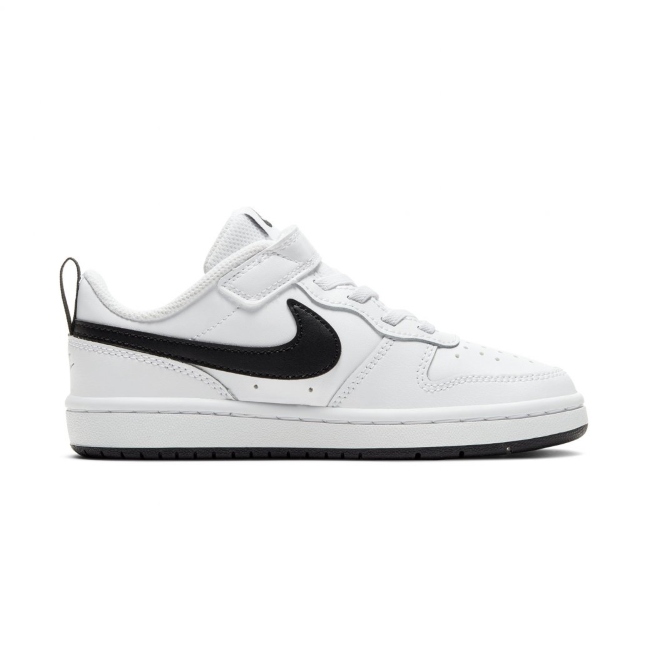 TENIS NIKE COURT BOROUGH LOW 2 BLANCO-NEGRO/NIÑOS BQ5451-104