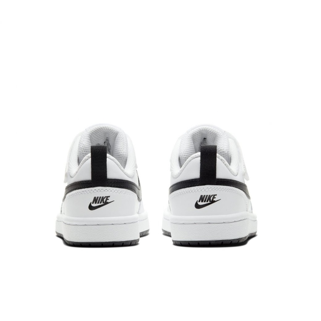 TENIS NIKE COURT BOROUGH LOW 2 BLANCO-NEGRO/NIÑOS BQ5451-104