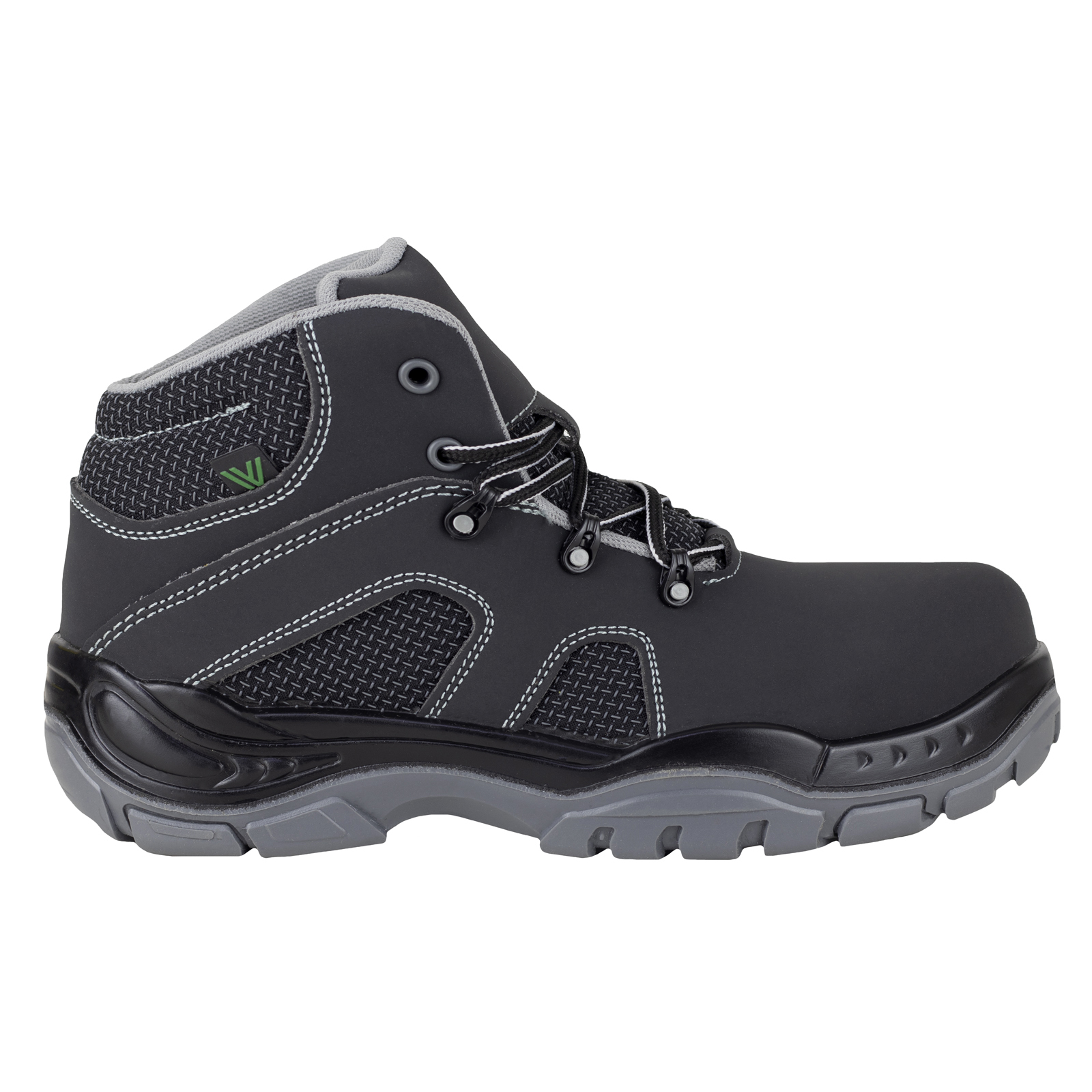 Botas Industriales Van Vien Hombre Casquillo Dielectrico Kfdhd Nobuck Negro.