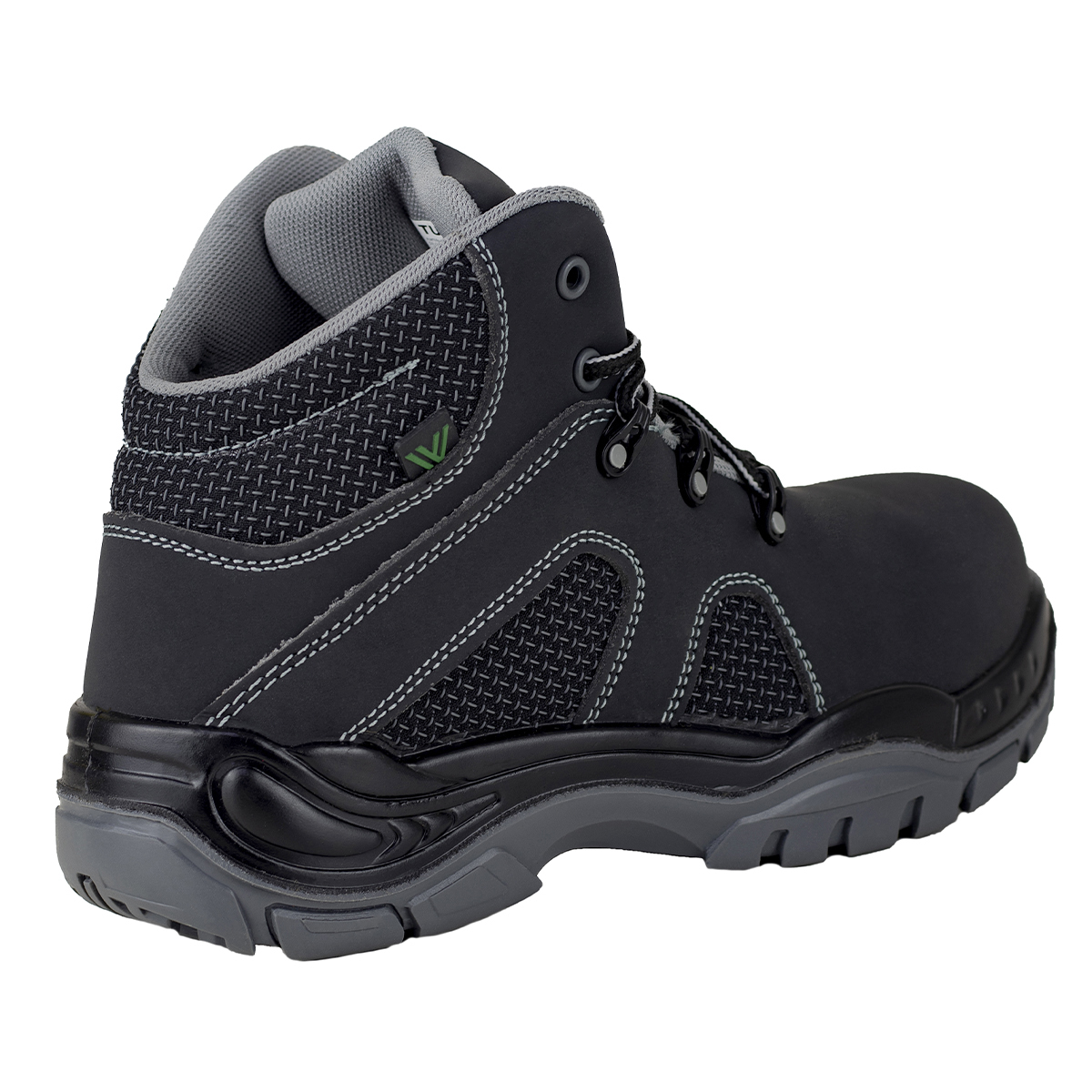 Botas Industriales Van Vien Hombre Casquillo Dielectrico Kfdhd Nobuck Negro.