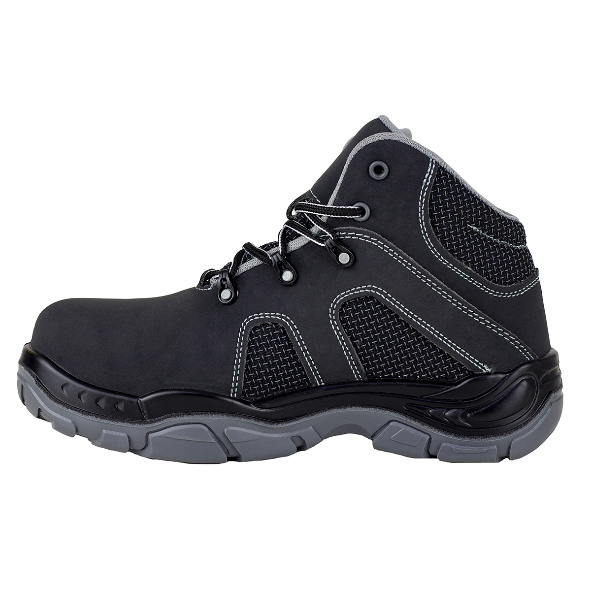 Botas Industriales Van Vien Hombre Casquillo Dielectrico Kfdhd Nobuck Negro.