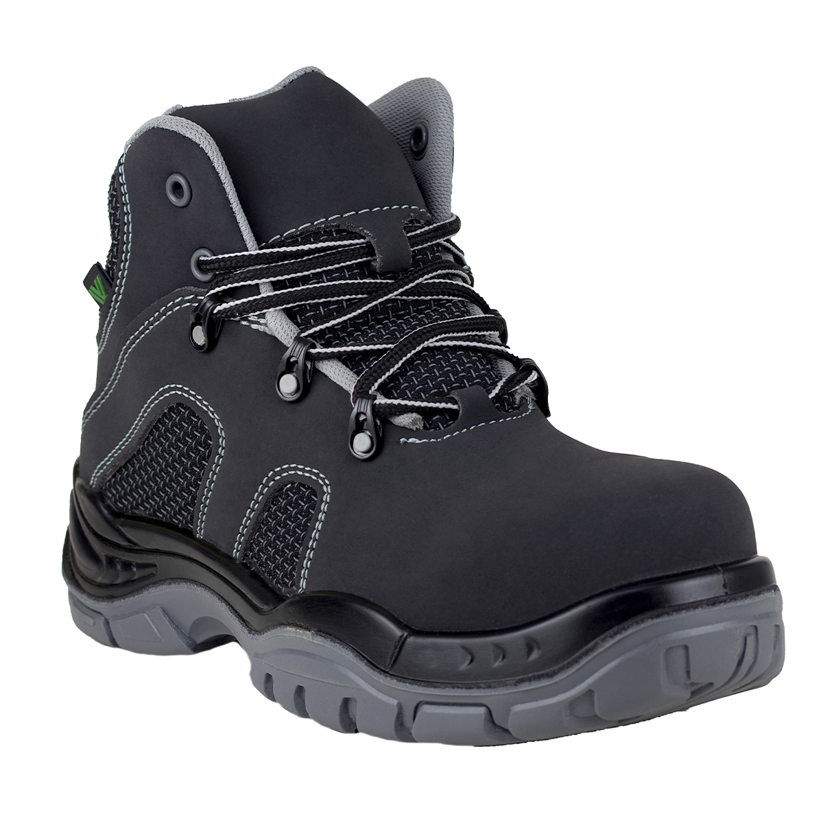 Botas Industriales Van Vien Hombre Casquillo Dielectrico Kfdhd Nobuck Negro.