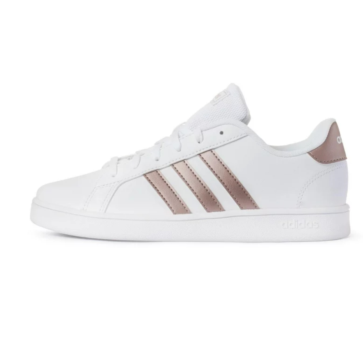 TENIS ADIDAS GRAND COURT K PARA NIÑA BLANCO-DORADO EF0101