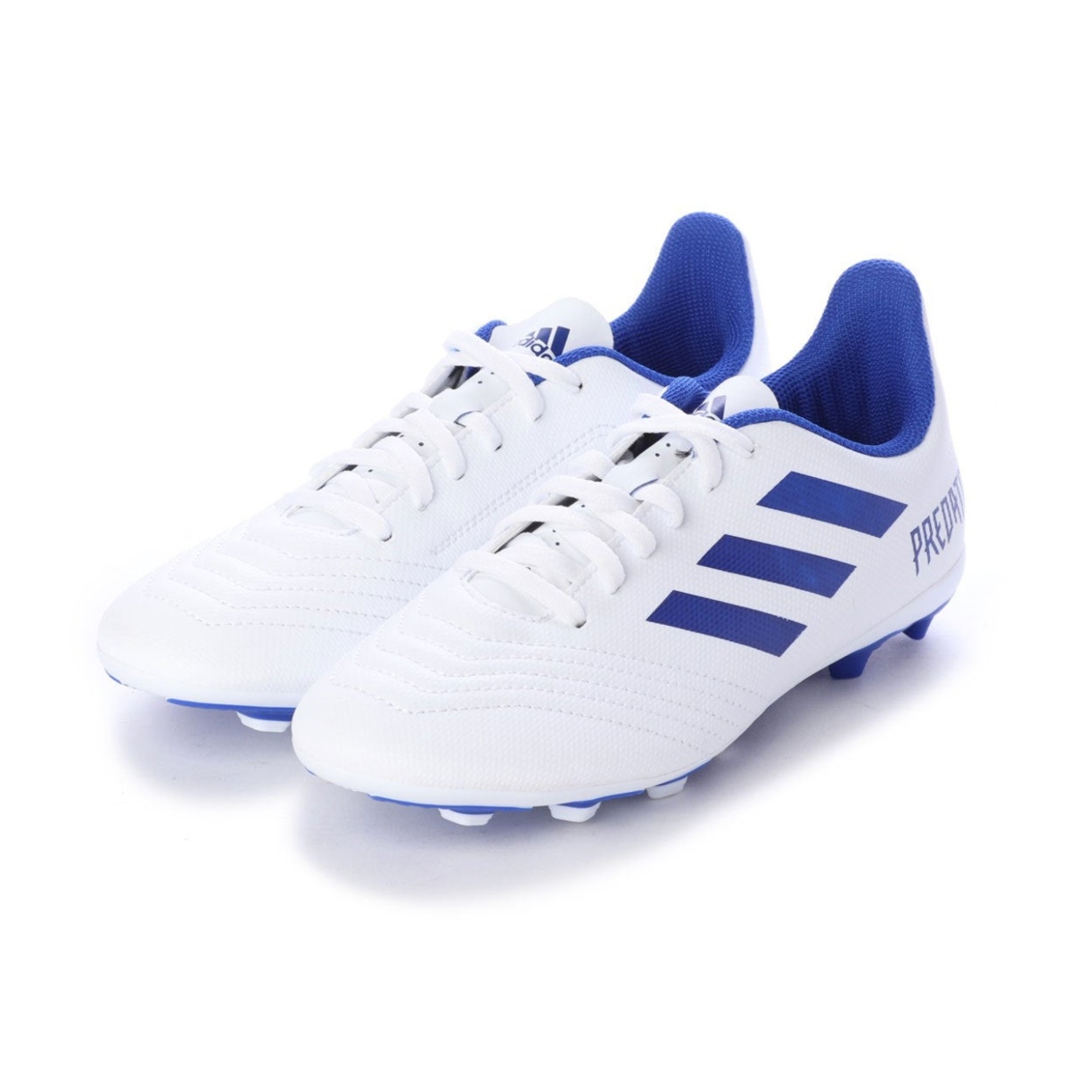 Zapato para futbol Adidas Predator 19.4 FXG niños Blanco/azul