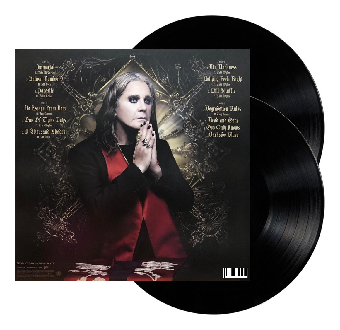 Ozzy Osbourne Patient Number 9 Nueve 2 Lp Vinyl 12"