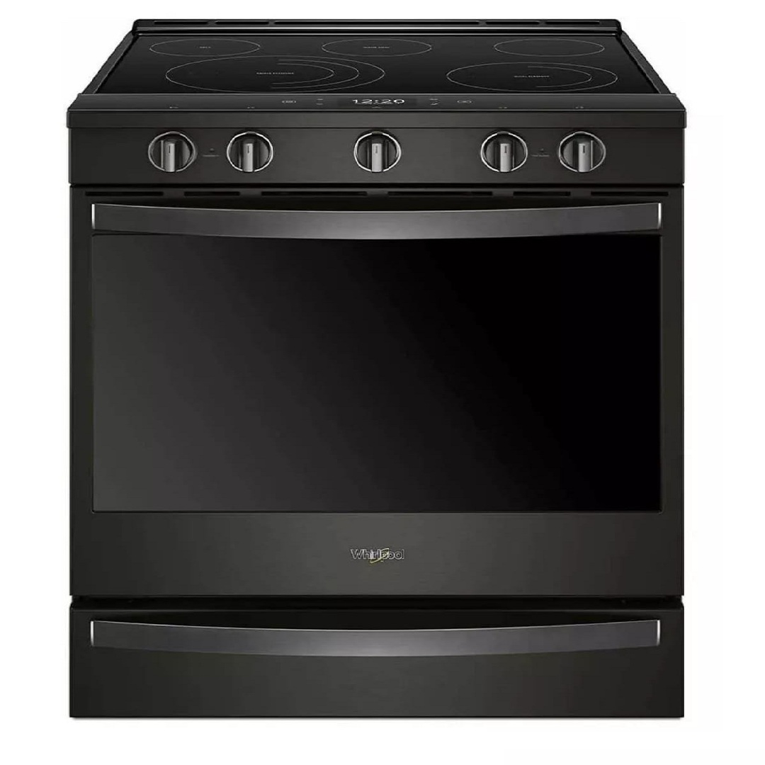 Estufa Whirlpool De Piso 30 Con 5 Quemadores Eléctrica Color Negro CON DETALLES.