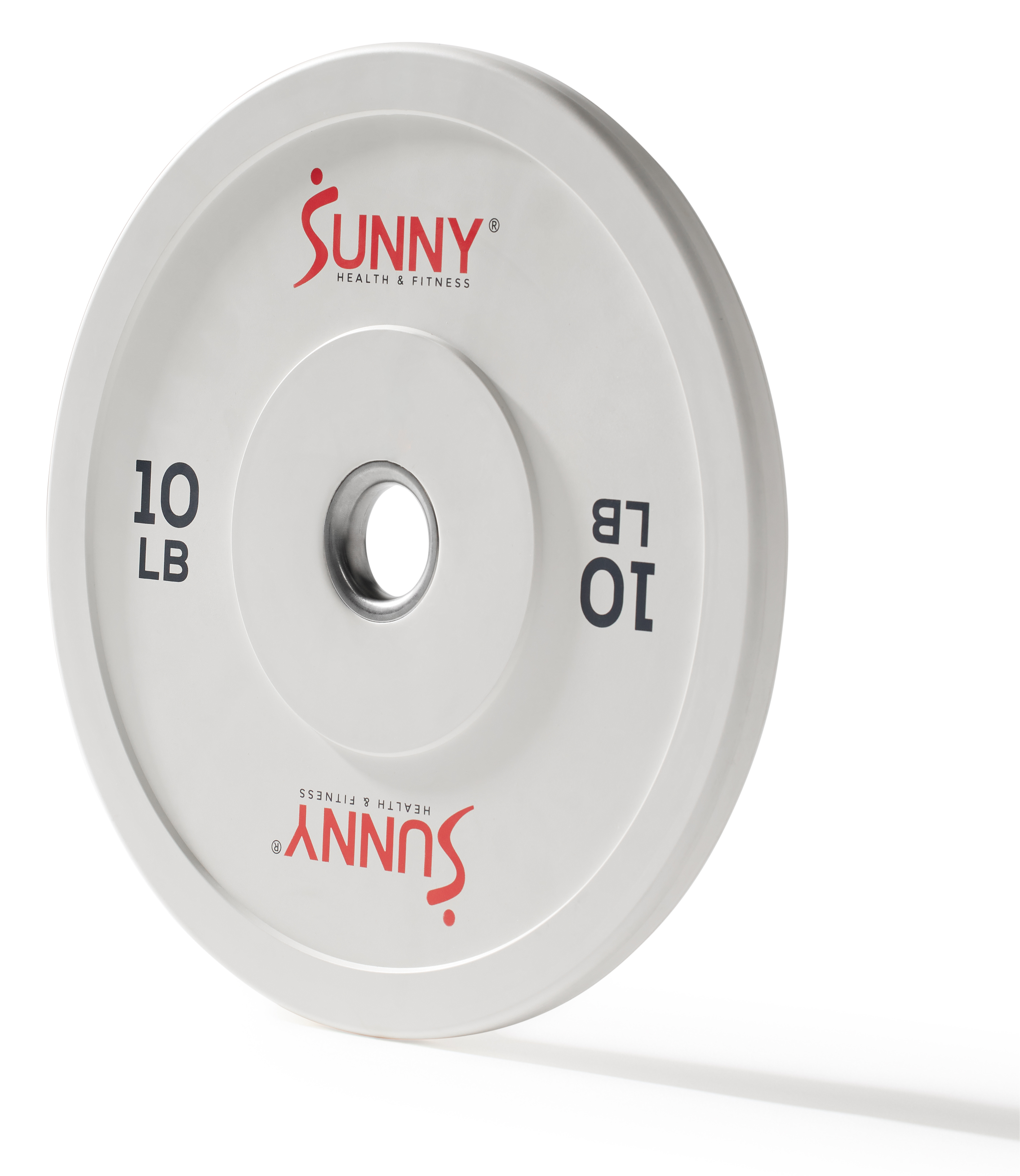 Par de Discos de peso olímpicos de goma 10 libras Sunny Health & Fitness