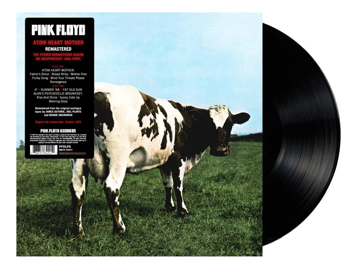 Pink Floyd Atom Heart Mother Remastered Lp  Vinyl 12"