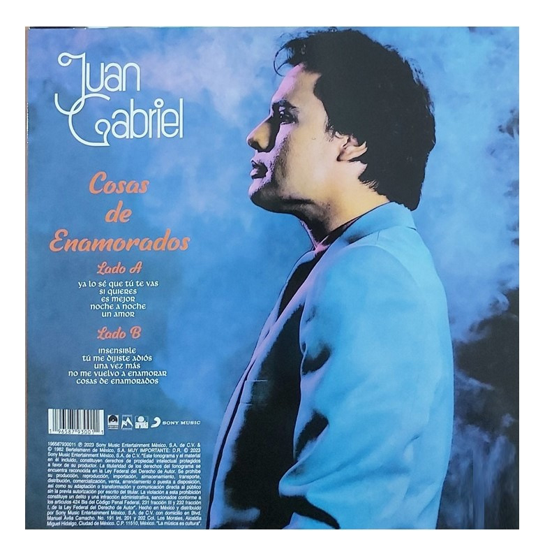 Juan Gabriel Cosas De Enamorados Verde Green Lp Vinyl.