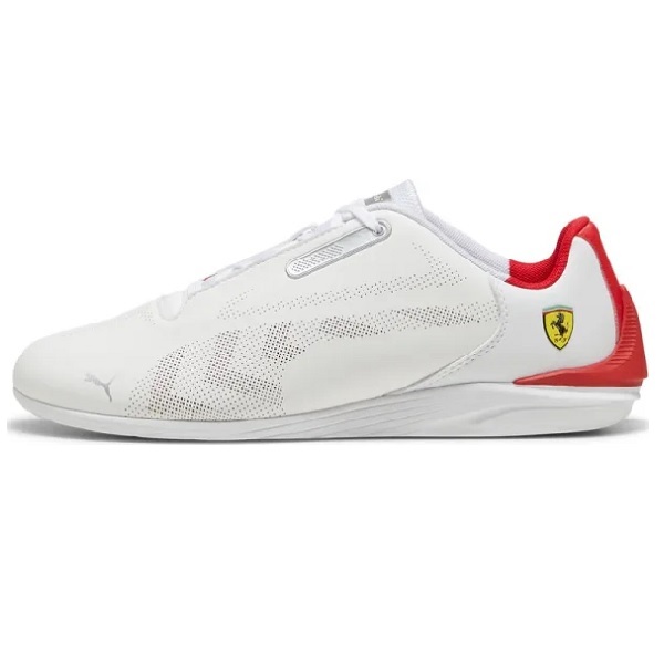 Tenis Puma Ferrari Drift Cat Decima 2 Blanco rojo Hombre Tallas 25 al 29.5