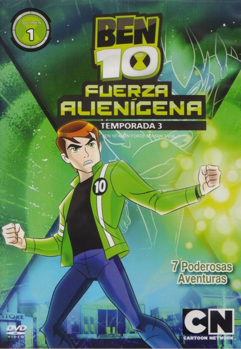 Ben 10 Fuerza Alienigena Temporada 3 Tres Vol 1 Uno Dvd