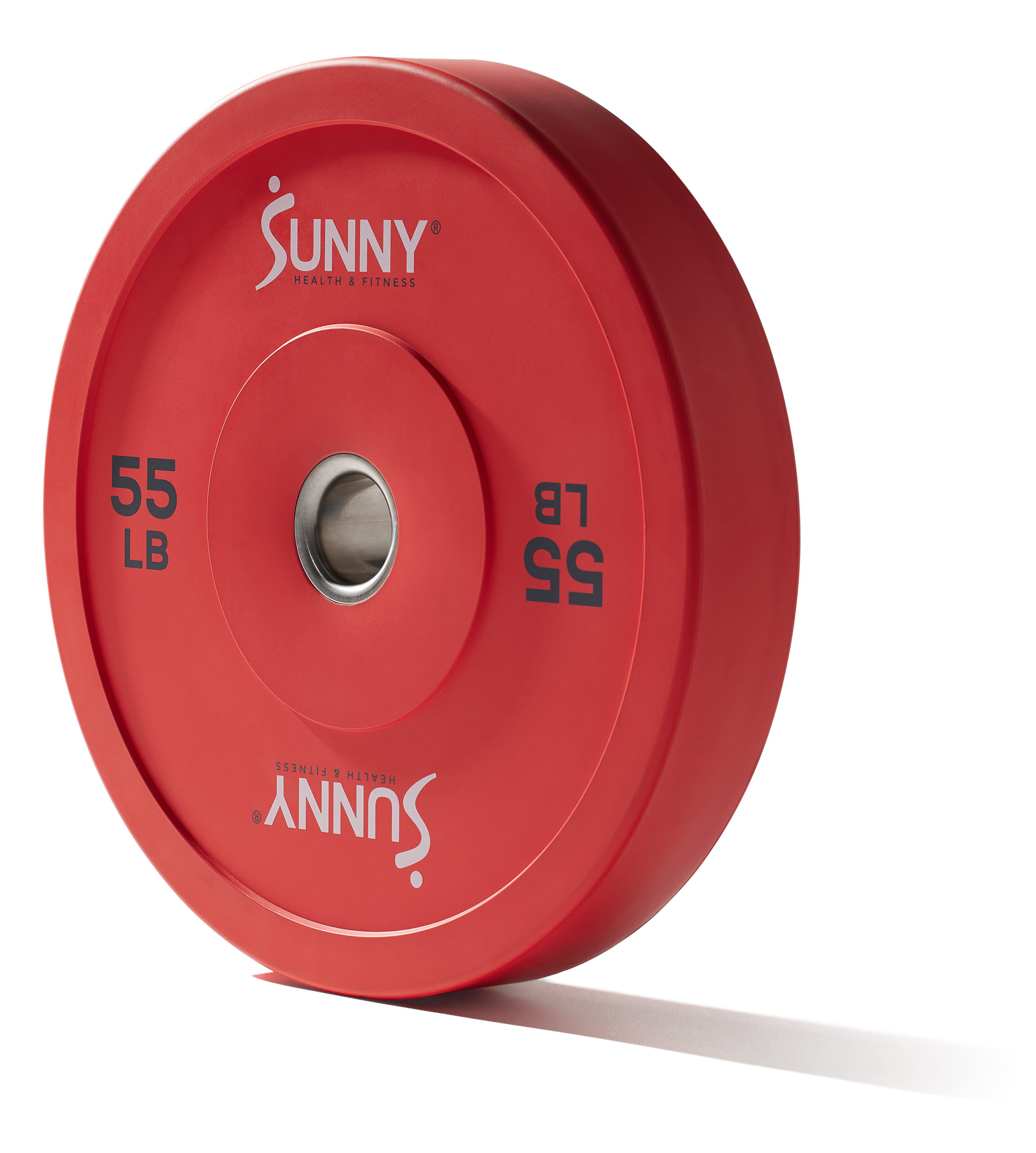 Disco de peso olímpico de goma 55 LB Sunny Health & Fitness