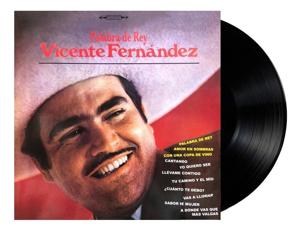 Vicente Fernandez Palabra De Rey Lp Vinyl
