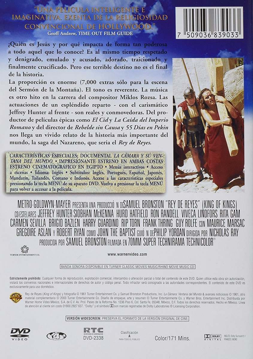 Rey De Reyes Pelicula Dvd