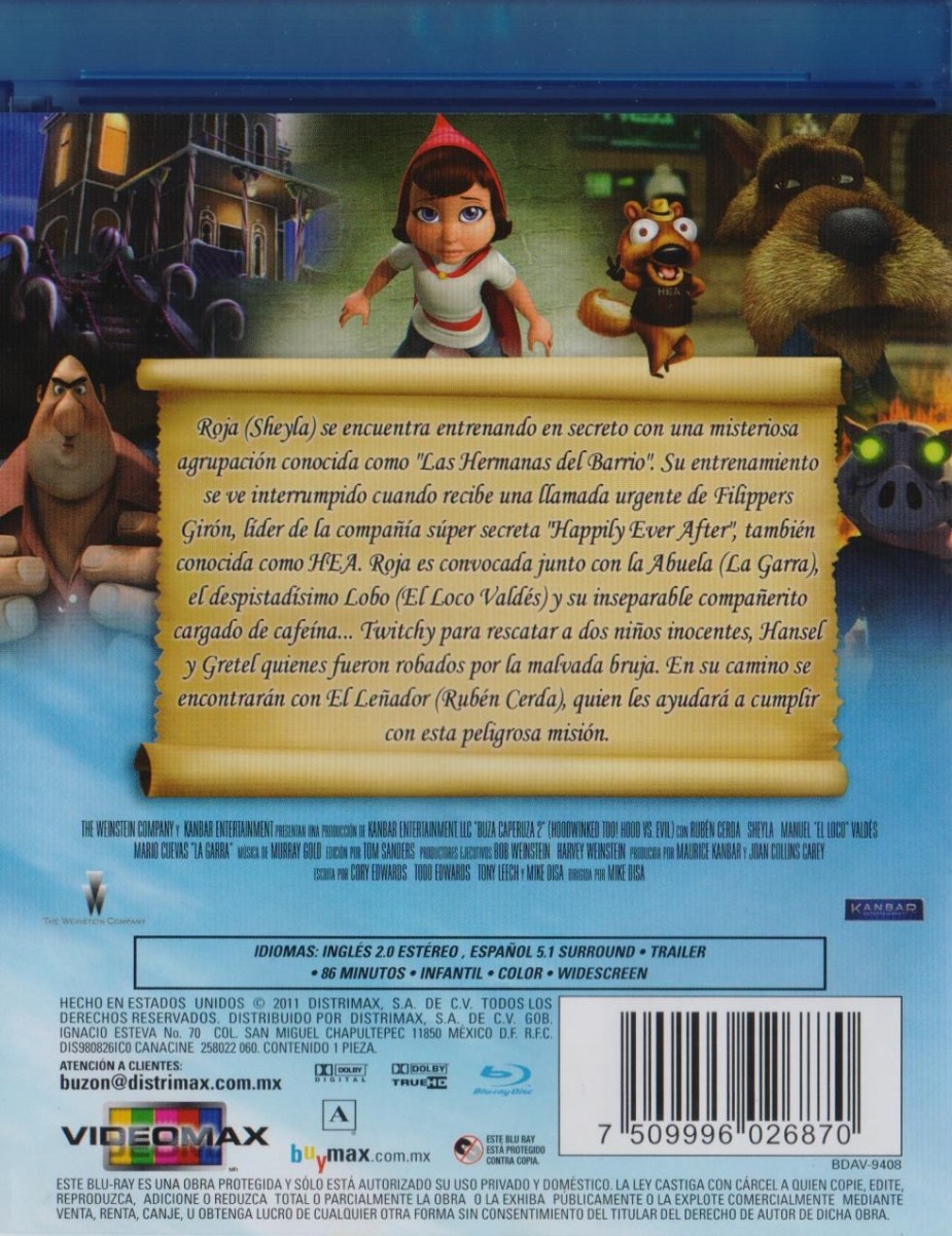Buza Caperuza 2 Dos Manuel El Loco Valdes Pelicula Blu-ray