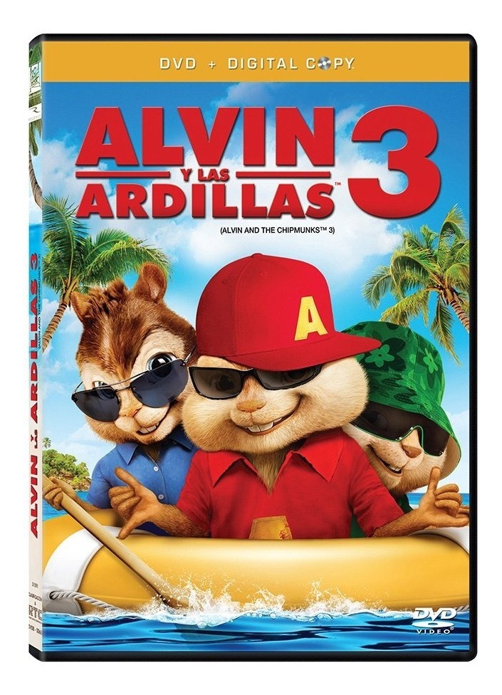 Alvin Y Las Ardillas 3 Tres Pelicula Dvd