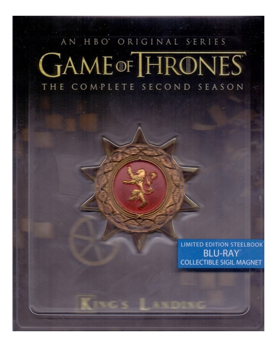 Game Of Thrones Juego Tronos Temporada 2 Steelbook Blu-ray.