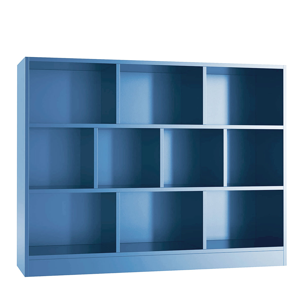 Ilios Innova Organizador de 10 Cubos, librero para Sala, Estancia, Oficina o estudio Estante Multifuncional Elegante librero minimalista. 