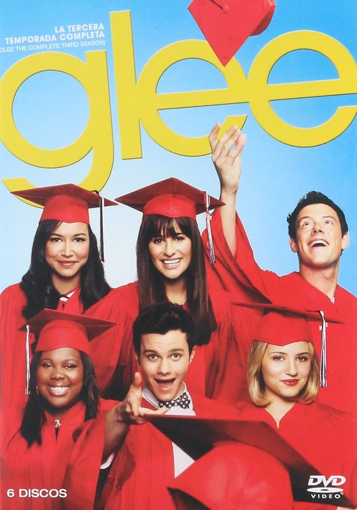 Glee Tercera Temporada 3 Tres Dvd.
