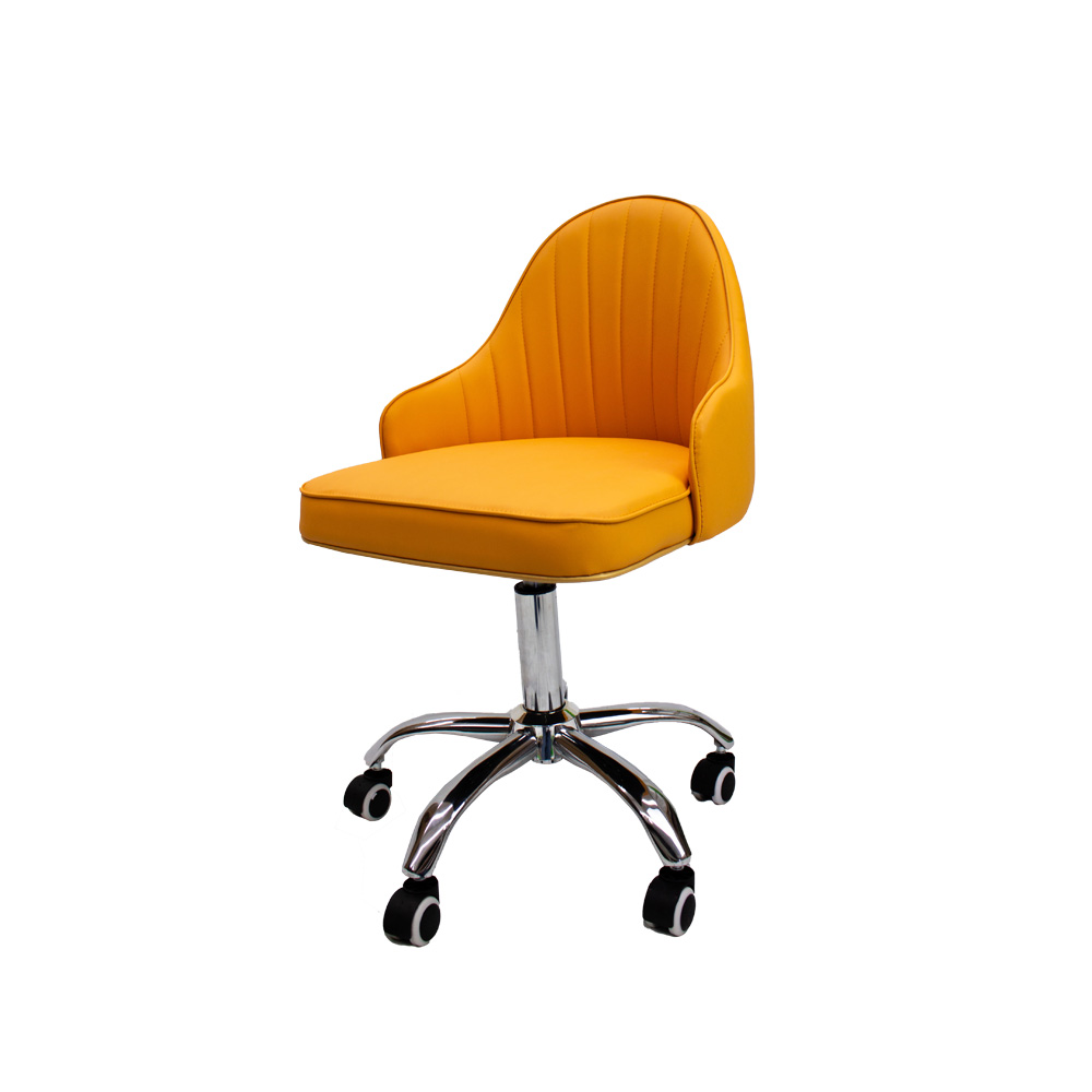 Ilios Innova | Elegante Silla para Oficina Tokio Naranja | Silla Ajustable y Cómoda para Home Office | Silla con ruedas | Sillas de escritorio