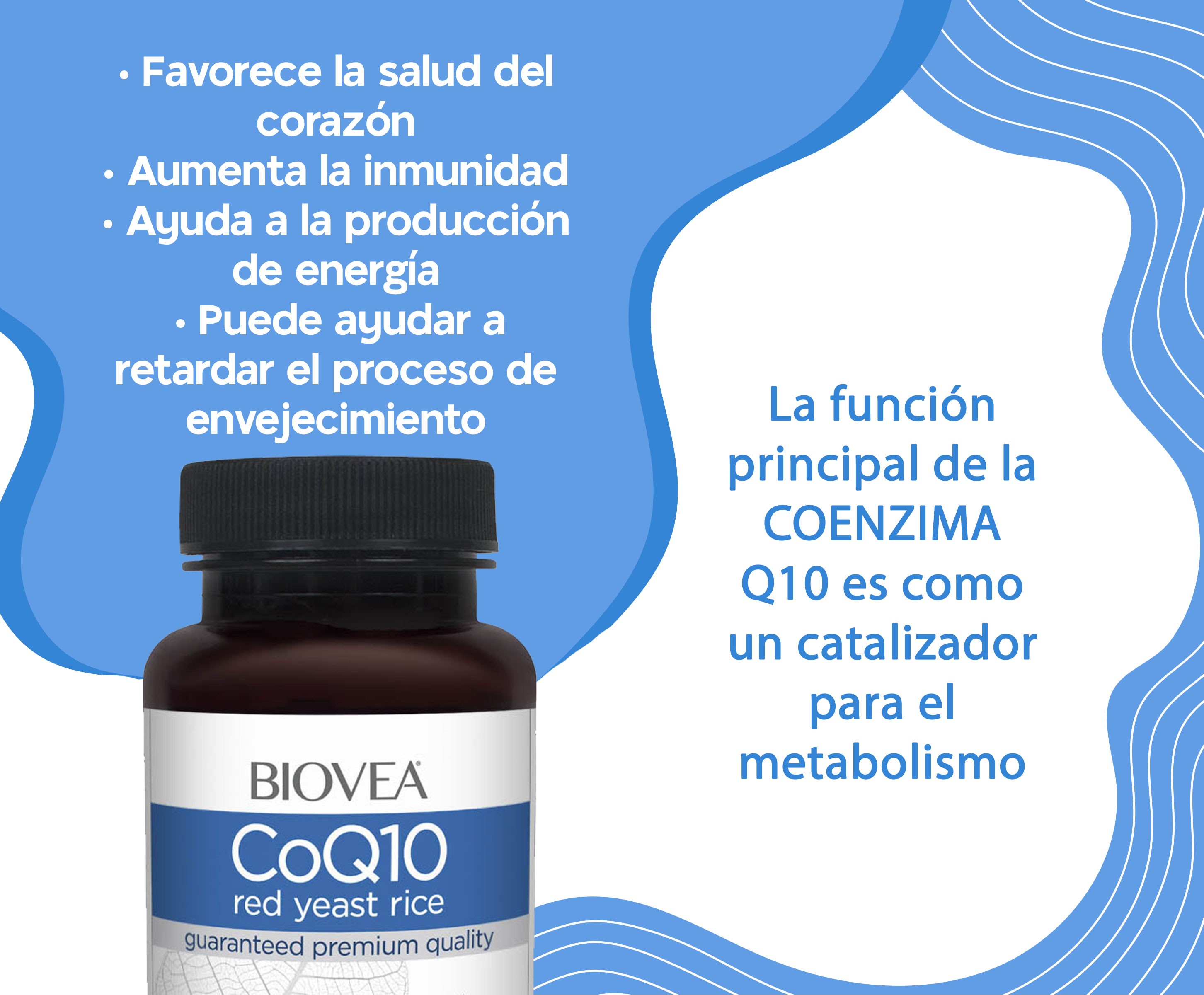 Biovea Coenzima q10 (coq10) 100mg 60 cápsulas vegetarianas