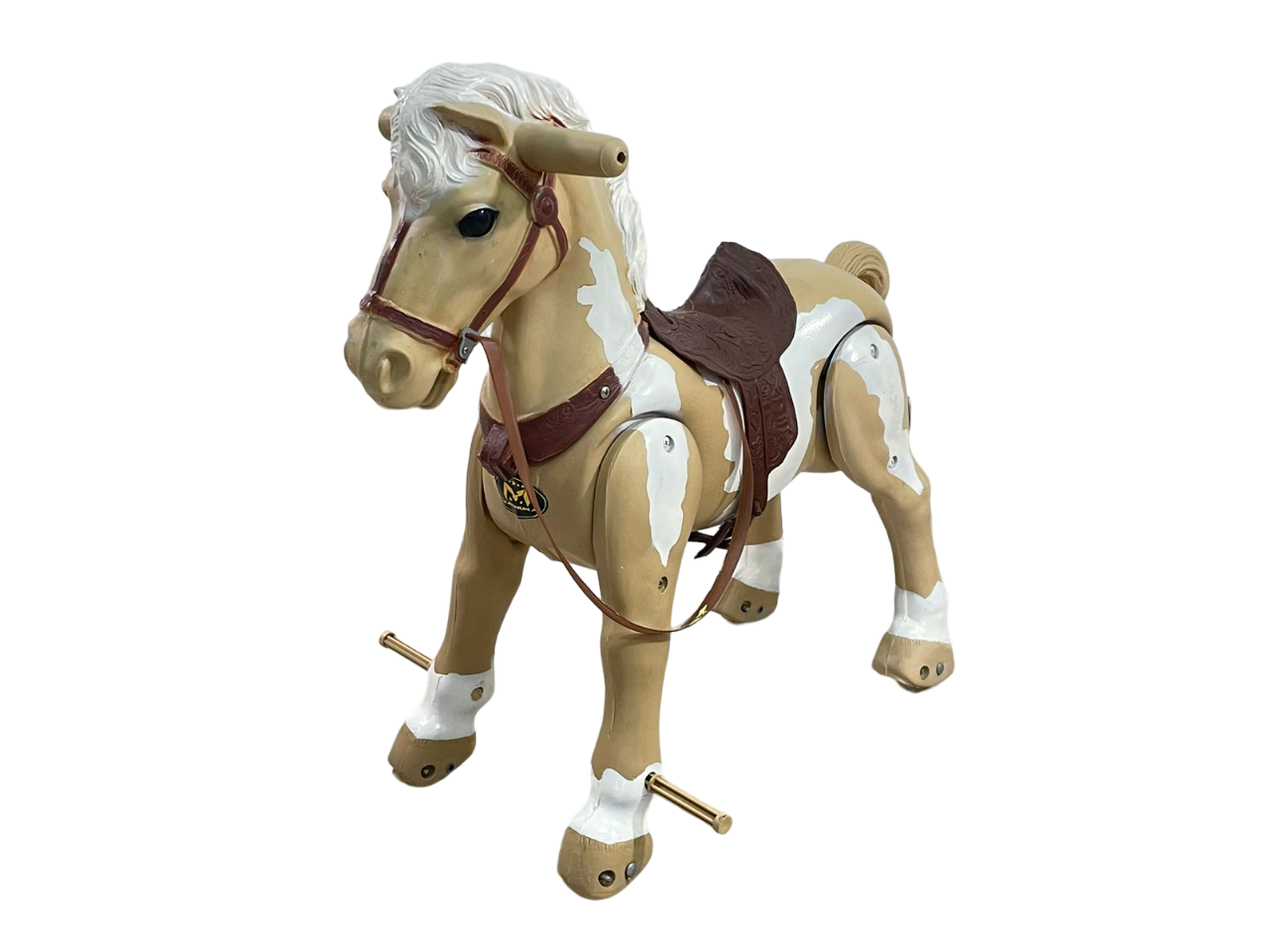 Caballo Pinto Montable Con Acción De Avance 