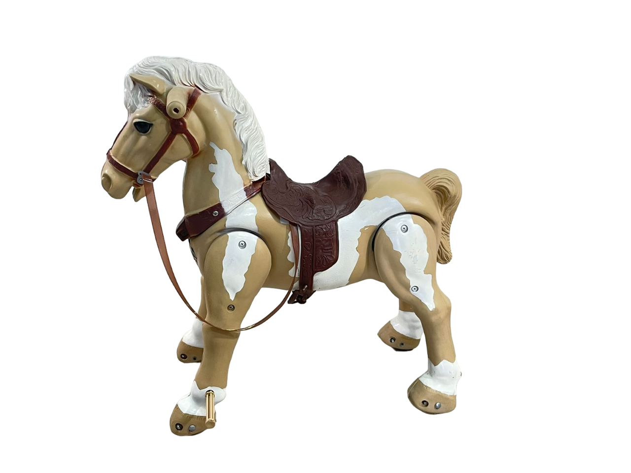 Caballo Pinto Montable Con Acción De Avance 